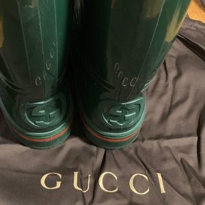 Gucci Men Rain Boots